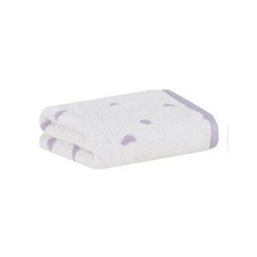 Imagem de Toalha de Rosto Dots Lilás e OffWhite Lilás