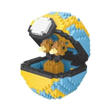 Imagem de Novo 20 estilos poke bola blocos pequenas partículas mini construção m