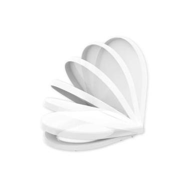 Imagem de Assento Sanitário Riviera PP Branco Tupan Soft Close para Vaso Celite,