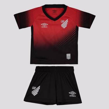 Imagem de Kit Infantil Umbro Athletico Paranaense I 2025 Unissex-Unissex