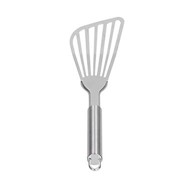 Imagem de YOUTHINK Espátula de Peixe Com Fenda, Espátulas Espátula Turner de Cozinha Com Fenda Flexível para Virar Ovo Bacon Batatas Fritas Panquecas Omeletes Churrasco de Peixe Com, de Aço Inoxidável