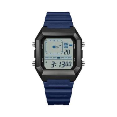 Imagem de Relógio Esportivo Masculino À Prova D'Água LED SANDA 6307 Multifuncion