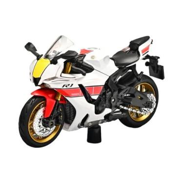 Imagem de Modelo De Motocicleta Hayabusa R1 GSX1000R CBR 1000RR Em Escala 1:18, 