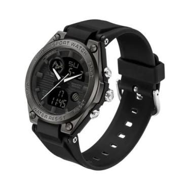 Imagem de Relógio De Pulso Digital Esportivo SANDA LED Cronógrafo Quartz Para Mu