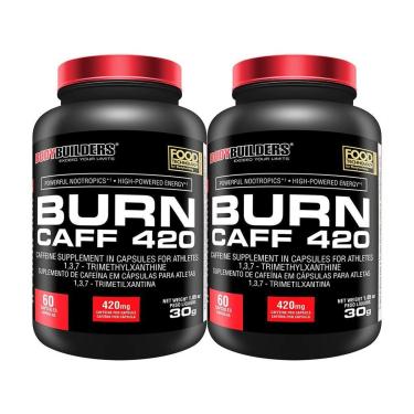 Imagem de KIT - 2x Cafeína Burn Caff 420 60caps - Bodybuilders-Unissex