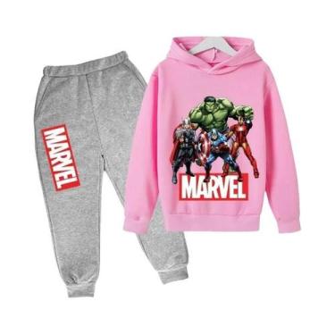 Imagem de Conjunto De Moletom Com Capuz Do Hulk Para Crianças, Suéter E Calças D