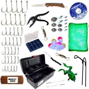 Imagem de Maleta De Pesca Básica Kit Com Acessórios De Pescaria