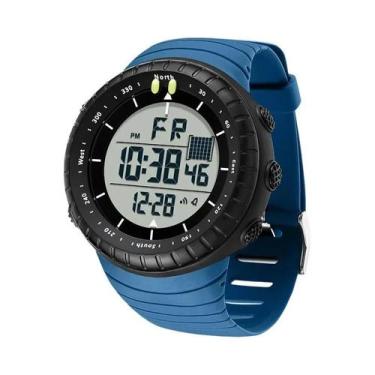 Imagem de Relógio Esportivo Digital LED À Prova D'Água Com Grande Mostrador Para