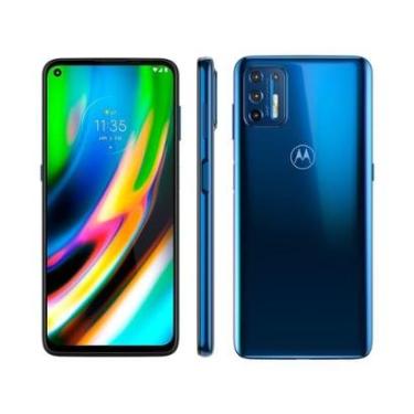 Imagem de Smartphone Motorola Moto G9 Plus 128GB Octa-Core 4GB RAM 6,8” Câm. Quádrupla+Selfie 16MP-Unissex