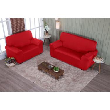 Imagem de Capa para Sofá 2 e 3 Lugares Coladinha com Fixadores - Angélica Enxova