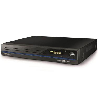 Imagem de Dvd Player D-21 Com Função Game E Karaokê Mondial Preto Bivolt