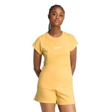 Imagem de Camiseta Adidas Essentials Linear De Algodão-Feminino