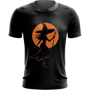 Imagem de Camiseta Dryfit Bruxa Halloween Laranja Festa 3 - Kasubeck Store®, INF