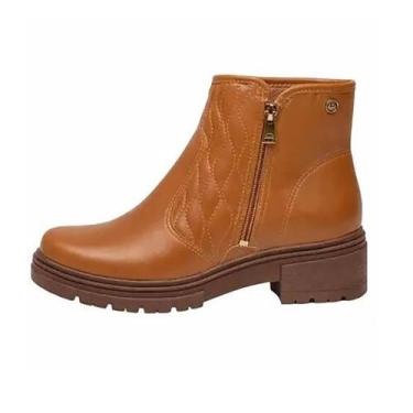 Imagem de Bota Dakota Cano Curto Matelasse REF:D2731, Caramelo, 38