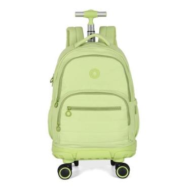 Imagem de Mochila de Rodinhas Juvenil Giro 360 By Up4you, Verde, Único