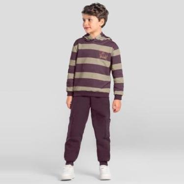Imagem de Conjunto infantil menino estampa listrada Mundi-Masculino