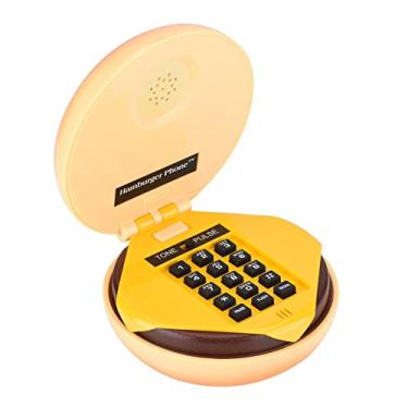 Imagem de Telefone Hamburger House – Presente de telefone hambúrguer novidade para casa, restaurante, hotel, decoração de escritório
