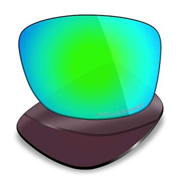 Imagem de Mryok Lentes de substituição para óculos Oakley Jupiter Carbon – Opções, Anticorrosão polarizada - verde-esmeralda, One Size