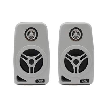 Imagem de PAR DE CAIXAS PARA SONORIZAÇÃO DE AMBIENTE LS70-CX 4" 70 W BRANCA - 2LS070CXB