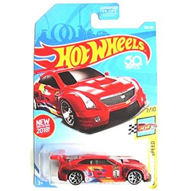 Imagem de Hot Wheels 2018 50th Anniversary Legends of Speed '16 Cadillac ATS-V R 198/365, Red