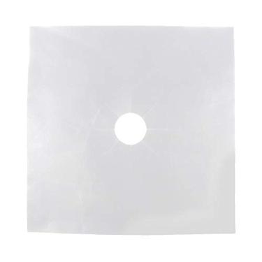 Imagem de Tapete protetor de fogão a gás, protetor de fogão a gás reutilizável, protetor de fogão para cozinha/cozinhar(silver)