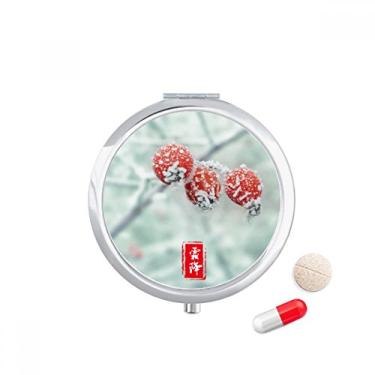 Imagem de First Frost Twenty Four Caixa de armazenamento de medicamentos com padrão de termo solar