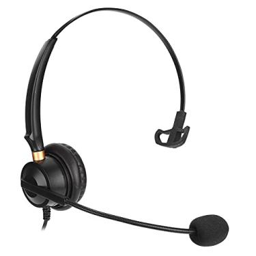 Imagem de Fone de ouvido de telefone de 3,5 mm, fone de ouvido de telefone monoaural, confortável para usar Volume ajustável para tablet para PC para telefone inteligente
