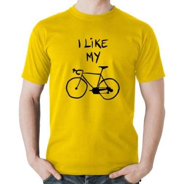 Imagem de Camiseta Algodão I Like My Bike - Foca Na Moda