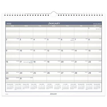 Imagem de Calendário de parede 2022 da AT-A-GLANCE, 38 x 30 cm, médio, vertical, multiagenda (PM22MS28)