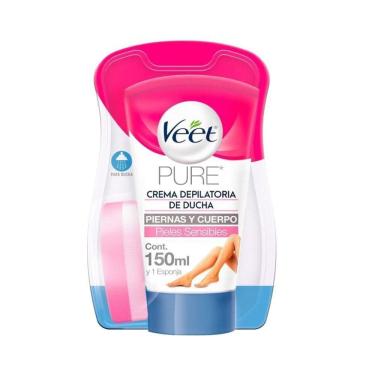 Imagem de Creme Depilatório Para Banho Veet Pure & Fresh 150Ml