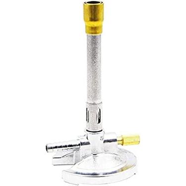 Imagem de Queimador de Bunsen + Tripé de Laboratório, Tubo Único Queimador de Bunsen Maçarico de Gás Laboratório Queimador de Bunsen Tripé Lâmpada de Álcool Suporte de Aquecimento Suporte Suprimentos