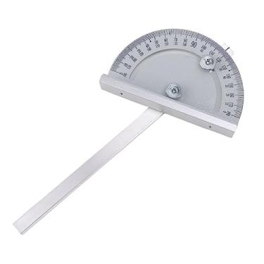 Imagem de Transferidor de Ângulo Localizador, Transferidor de Serra de Esquadria de Liga de Alumínio de 180 Graus, Transferidor de Ângulo Alto Accu e para Projetos de Marcenaria