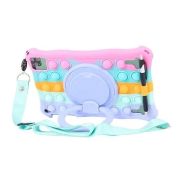 Imagem de Capa para iPad 11 Pro 11 M2 5ª 6ª 9,7 2017 2018 7ª 8ª geração 10.2 2019 Pro 11 2020 2021 Capa infantil para iPad Air 10.5 (caneta CPK Strap-Pen, para iPad 5th 6th 9.7)