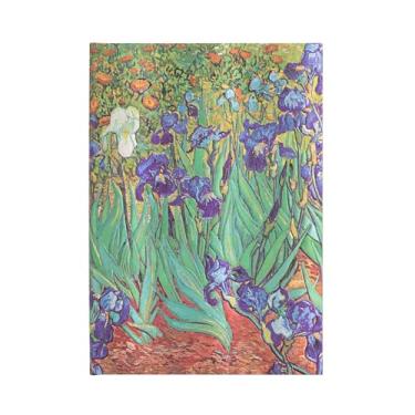 Imagem de Van Gogh's Irises Hardcover Journals MIDI 144 Pg Unlined Van Gogh's Irises: Hardcover, 120 gsm, ribbon marker, memento pouch, elastic closure, book edge printing