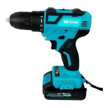 Imagem de Parafusadeira E Furadeira 2 Baterias 21v 3/8 Motor Brushless - SA Tool