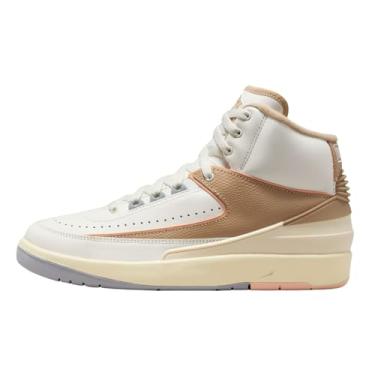 Imagem de Tênis feminino retrô Air Jordan 2, Vela/deserto-sunset Haze-musselina, 34