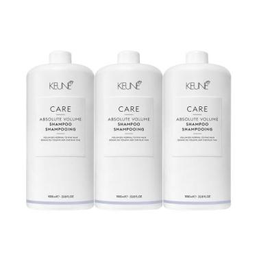 Imagem de Kit Keune Care Absolute Volume - Shampoo 1L (3 unidades)