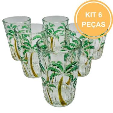 Imagem de Conjunto 6 Copos Palm Tree 350ml - kehome