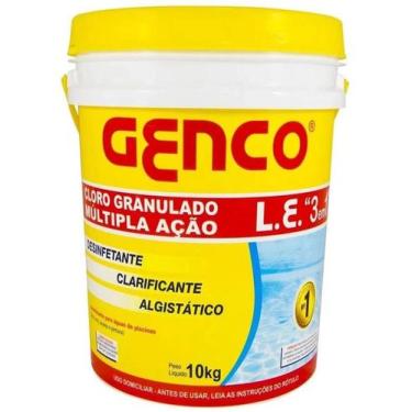 Imagem de Cloro Para Piscina Genco 3 Em 1 Múltipla ação Balde 10kg