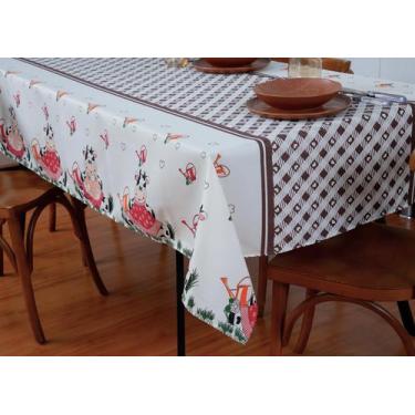 Imagem de Toalha de Mesa Estampada Vaquinhas - FASTLAR, 140x300cm