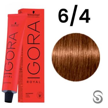 Imagem de Schwarzkopf Igora Royal Coloração 6/4 Louro Escuro Bege 60ml, UNICA