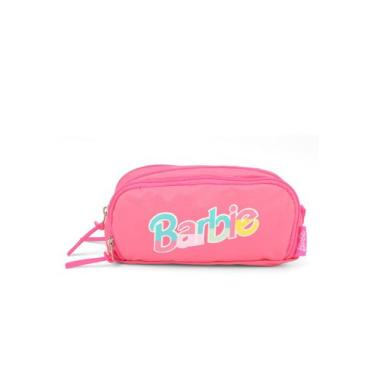 Imagem de Estojo Escolar Infantil Triplo Barbie Luxcel ET40781BB Rosa