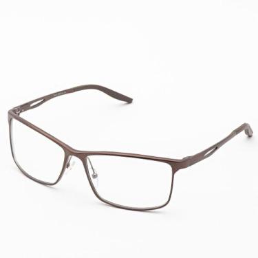 Imagem de Armação Óculos de Grau Masculino Alumínio Retangular Loki- Óculos Sunr