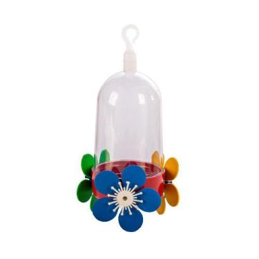 Imagem de Bebedouro Jel Plast Pet Piu Simples Vermelho para Beija-Flor - 250ml -