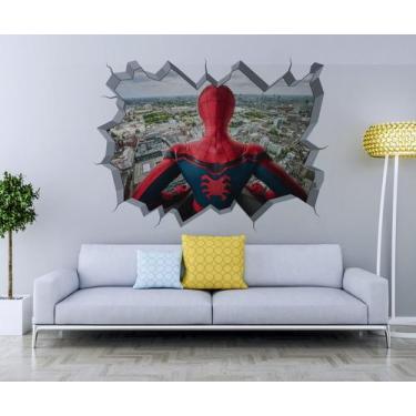 Imagem de Adesivo Buraco de parede Homem Aranha - Império da Impressão