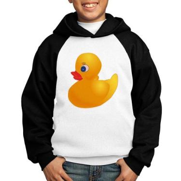 Imagem de Moletom Infantil Patinho de Borracha - Foca na Moda, Branco, Preto, 6