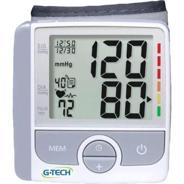 Imagem de Aparelho de Pressão Digital G-Tech Automático Pulso com Detecção de Ar
