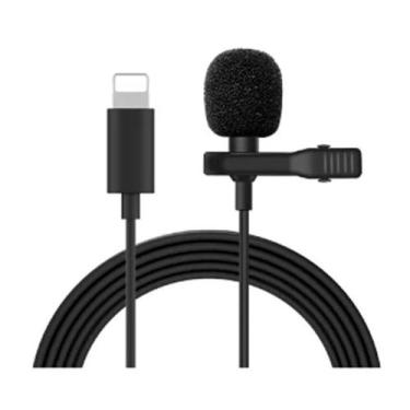Imagem de Microfone de Lapela Celular Lightning Micro Miclofone - A.R Variedades