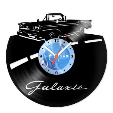 Imagem de Relógio De Parede Disco Vinil Carros - Ford Galaxie - VCA-005 - Modern