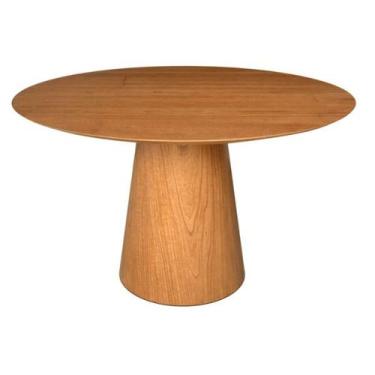 Imagem de Mesa de Jantar Redonda Cone 140 cm Freijó - Personal Moveis Design, Ma